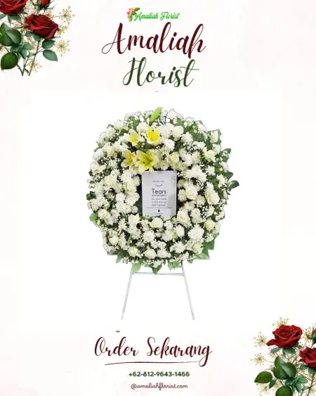 Krans Bunga Duka Cicinde Utara